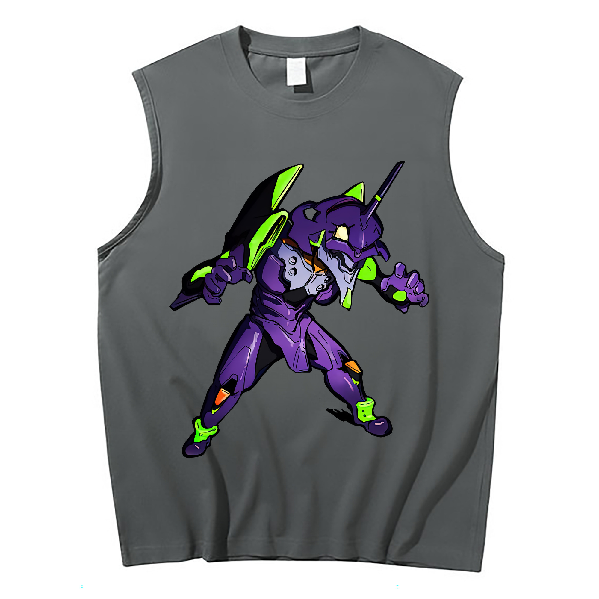 （画像用） EVA 新世紀エヴァンゲリオン コットン100％タンクトップ（フロントプリント）